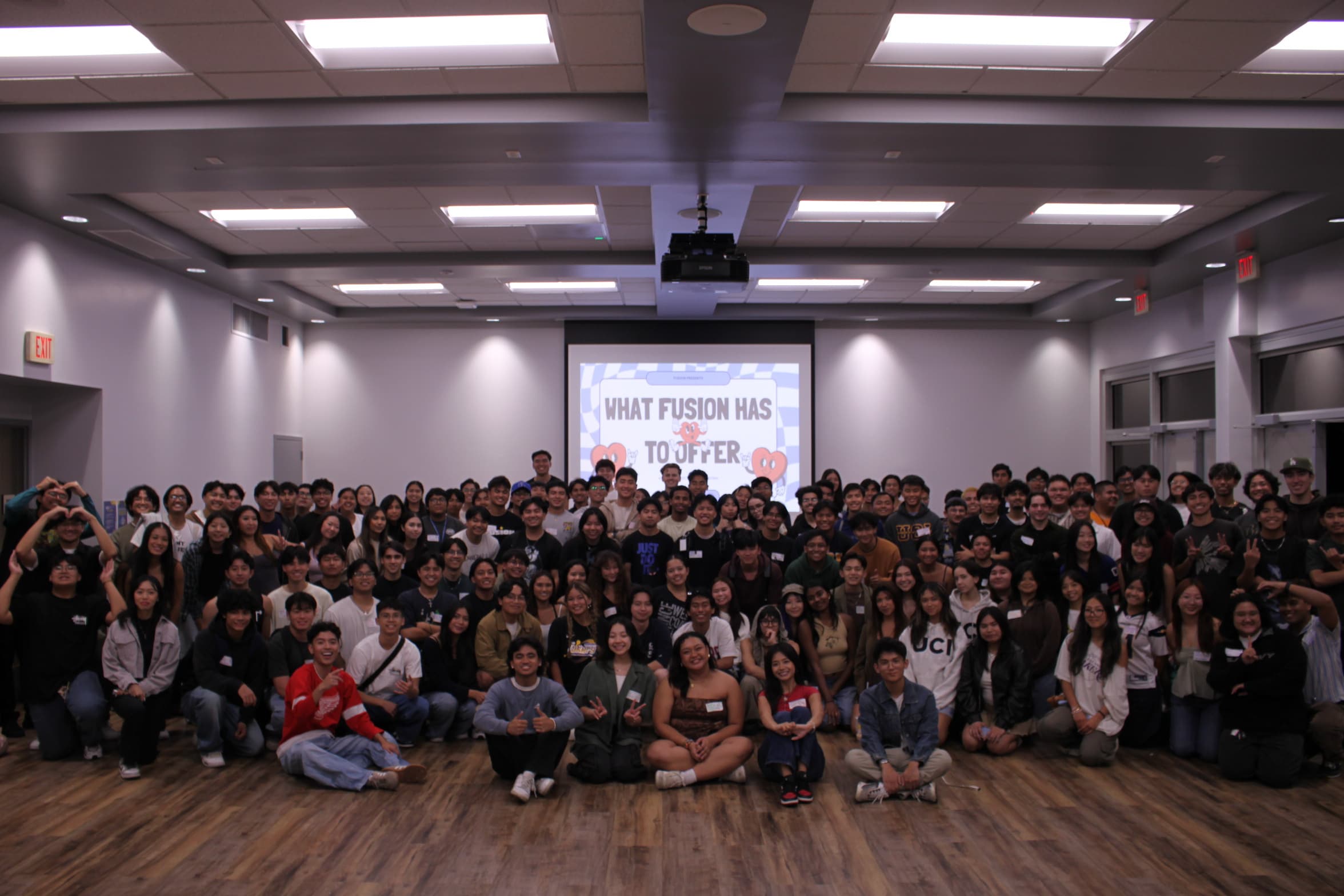 FUSION members group photo at a general meeting